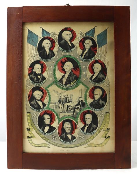 The Presidents of the United States by Currier & Ives