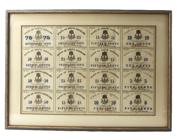 South Carolina Fractional Currencies / SOLD