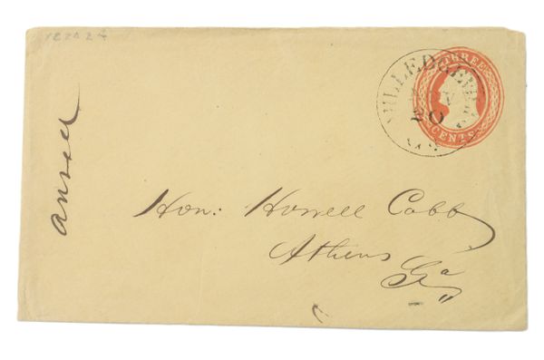 Envelope Addressed to Confederate General Howell Cobb