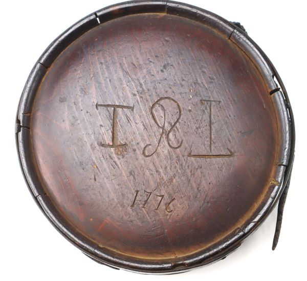 Confederate Wood Drum Canteen, Virginia Unit