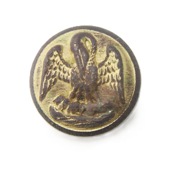 Louisiana State Seal Coat Button