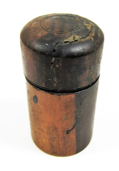 Rosewood Traveling Ink Bottle / Sold