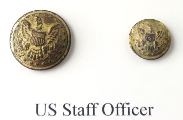 U.S. Staff Officer Buttons