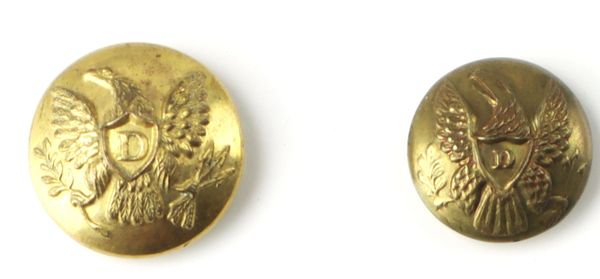 U.S. Dragoon Officer Buttons
