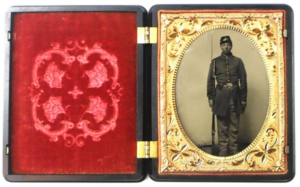 ¼ Plate Tintype of Calvin Gamble