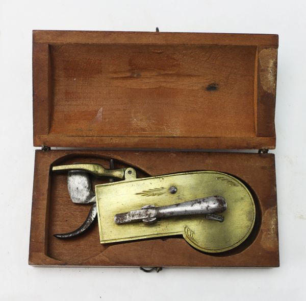 Spring Leaded Fleam / Bleeder with Original Case