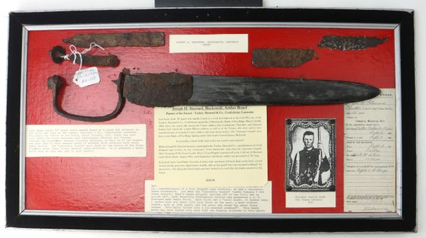 Joseph H. Sherrard, Blacksmith, Artifact Board