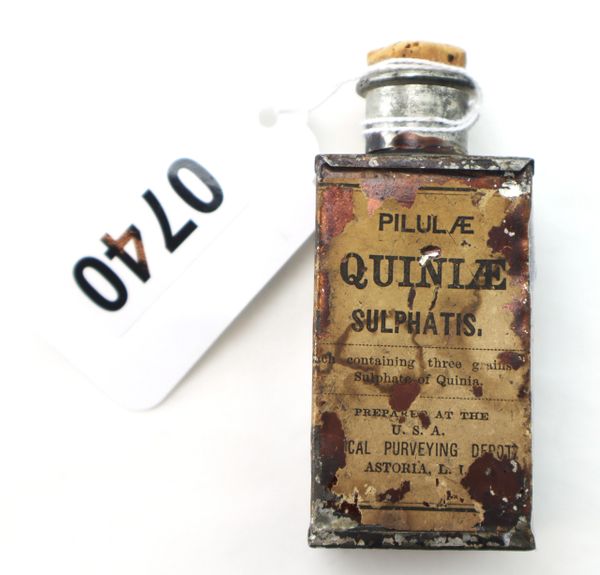 Civil War Quinine Tin / SOLD