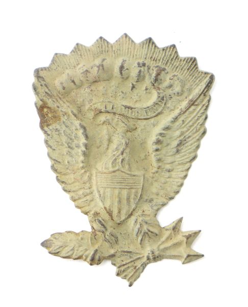“Jeff Davis" or Hardee Hat Eagle Insignia Recovered at Gettysburg