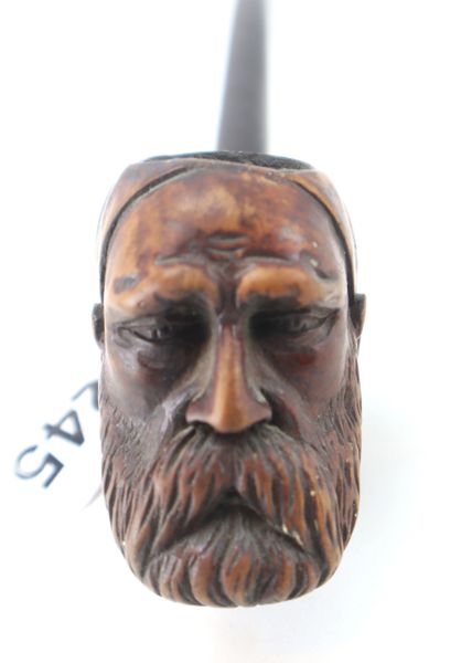 Hand-Carved Zouave Soldier Pipe
