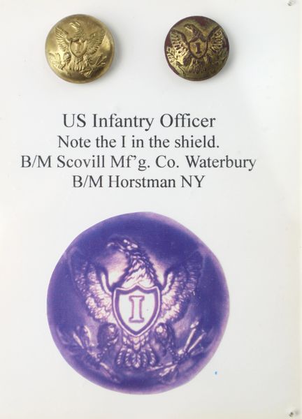 U.S. Infantry Officer Buttons