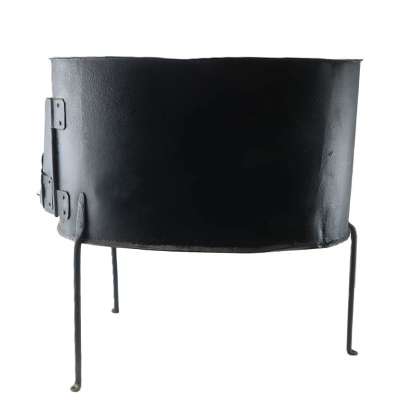 Civil War-Era Oval Sheet Iron Camp Stove / SOLD