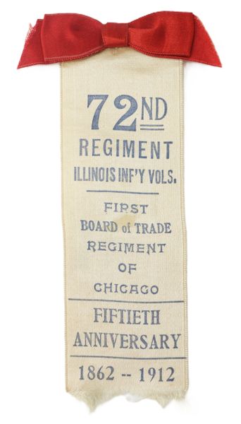 72nd Illinois Infantry Reunion Ribbon