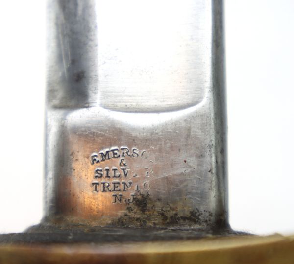 Model 1860 Cavalry Saber by Emerson and Silver Trenton, New Jersey – Dated 1864, with Scabbard