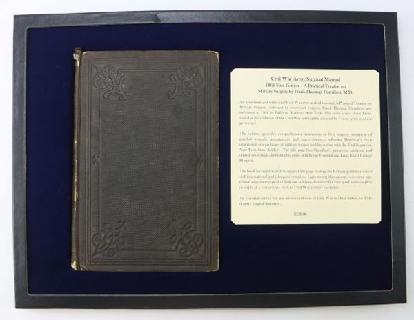 Civil War Army Surgical Manual 1861 First Edition