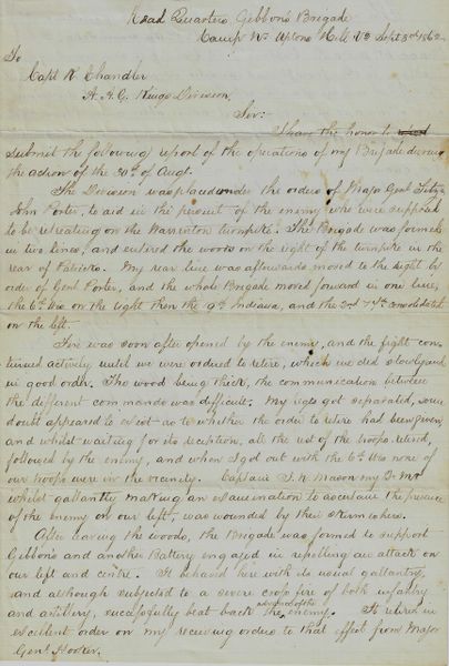Pair of Original Civil War Battle Order Reports – Field-Written and Linked to Active Engagement