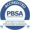Professional Background Screening Association Accredited badge