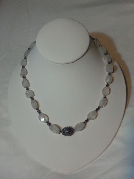 Moonstone necklace