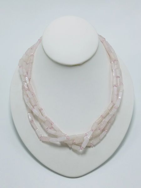 Rose Quartz Multi-strand necklace