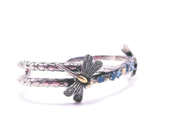 Dragon Fly with Blue Topaz