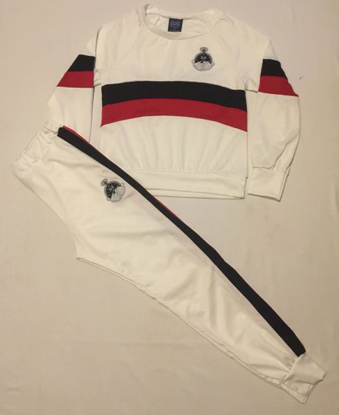 white tracksuit womens