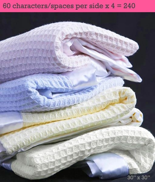 100% Cotton Thermal Blankets - The Towel Shop