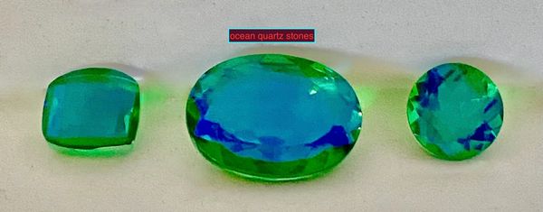 ocean quartz 3 stone braclette (this is the replacable top style )