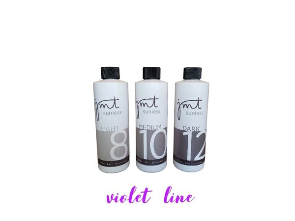 Violet Line Sample Pack - Light 8, Medium 10 and Dark 12 (8 oz)