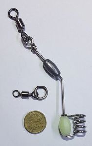 weighted slide bait mechanism