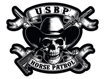 D008 USBP 'HORSE PATROL'
• Vinyl Decal
• 2" x 5"
• 12 pc minimum order, mix or match decals.