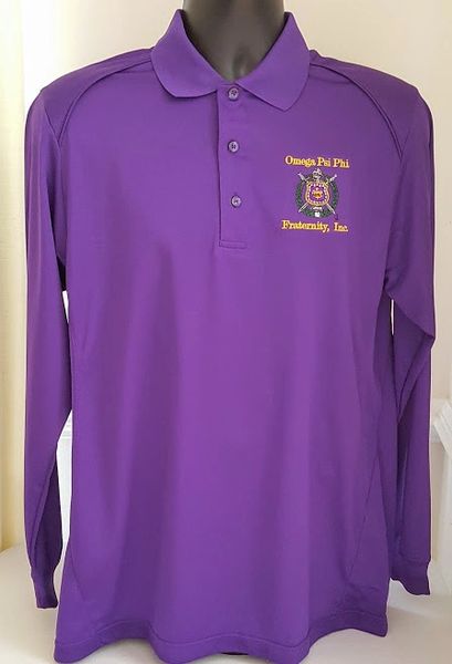 omega psi phi polo shirt