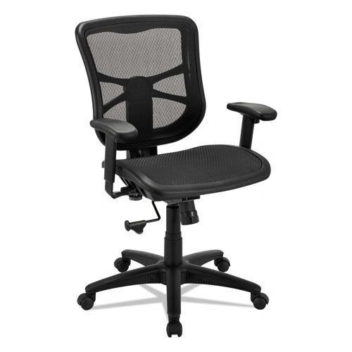 Alera Elusion EL42B18 Mesh Back and Seat Mid-Back Tilter Chair With Arms