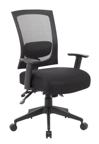 Boss Chairs - Mesh Back Multi-Function Task Chair - Black B6716
