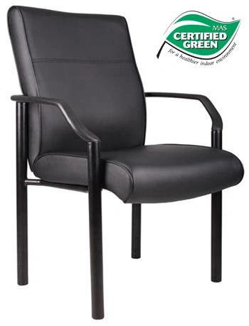 Boss Chair - Black LeatherPlus Guest Chairs B689