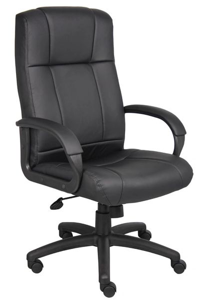 Boss Chair - Black CaressoftPlus High Back Executive Chair B7901