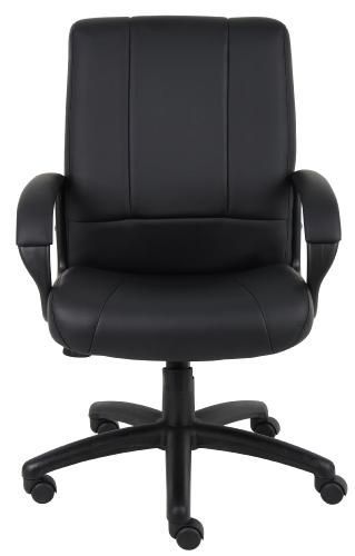 Boss CaressoftPlus High-Back Executive Office Chair, Black