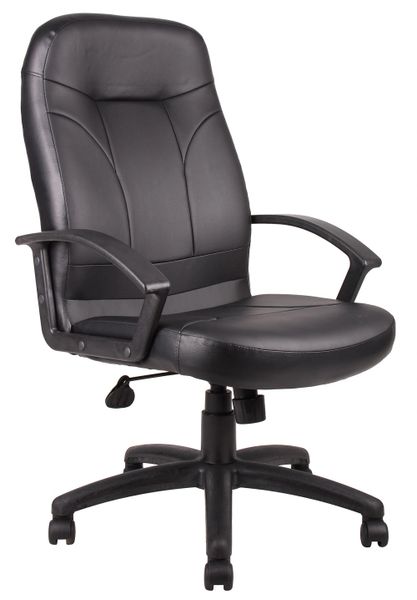 Boss Chair - Black LeatherPlus High Back Executive Chair B8401