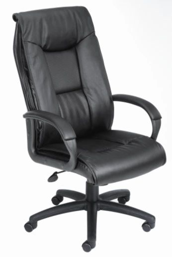 Boss leatherplus executive online chair