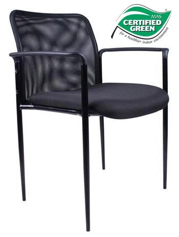 Boss Chair - Stackable Mesh Guest Chair - Colors Available B6909