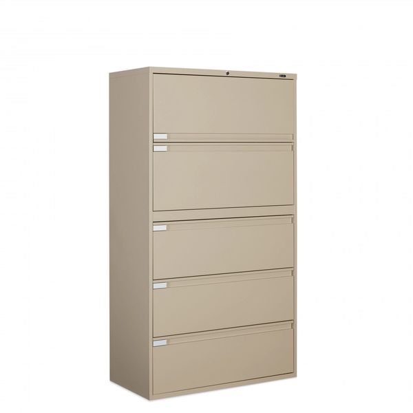 Global 9336P Series 5 Drawer Lateral File 36" Wide