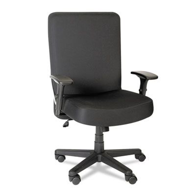 Alera Plus XL Series Big & Tall High-Back Task Chair, Black