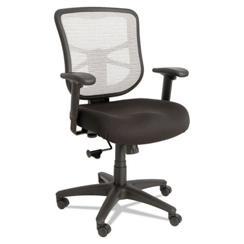 Alera Elusion Series Mesh Mid-Back Swivel/Tilt Chair, Black/White |  American Office Furniture