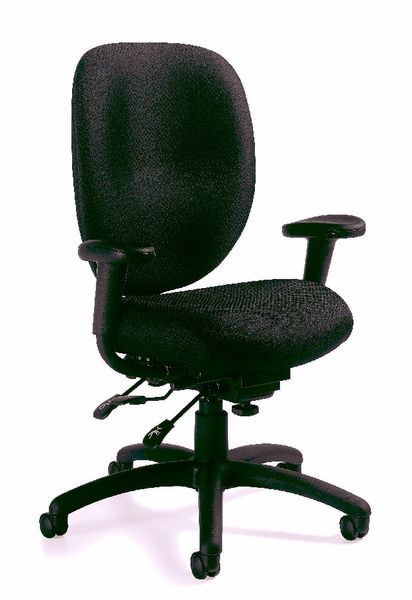 Global OTG - TOTG11653B Black Multi-Function Task Chair