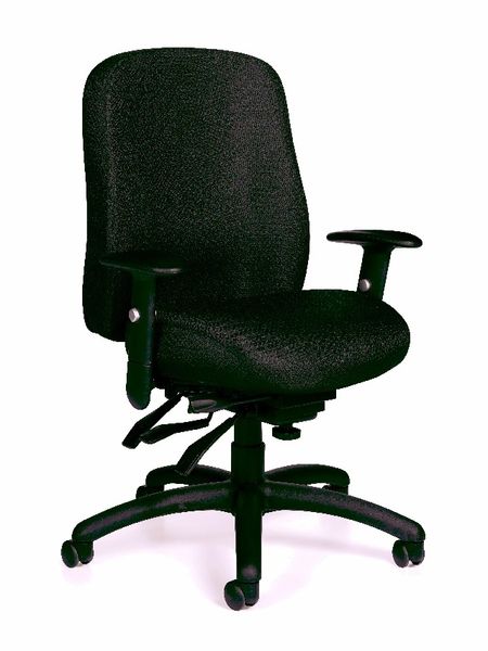 Global OTG - TOTG11710 Black Multi-Function Task Chair