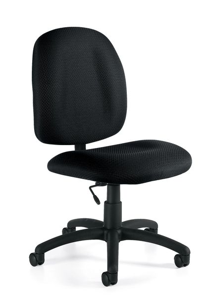 Global OTG - TOTG11650 Black Armless Tilter Task Chair