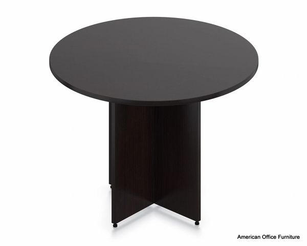 Laminate 42" Round Conference Table - OTG - AOF