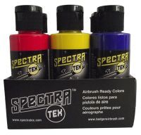 Badger 55-PS Spectra-Tex Primary Color Airbrush Paints (Set of 6) – Trainz