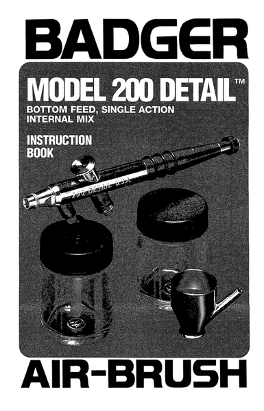 Badger Model 200 single-action airbrush