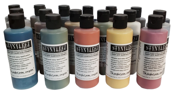 Stynylrez Primers from Badger 4oz Bottles Various Colors