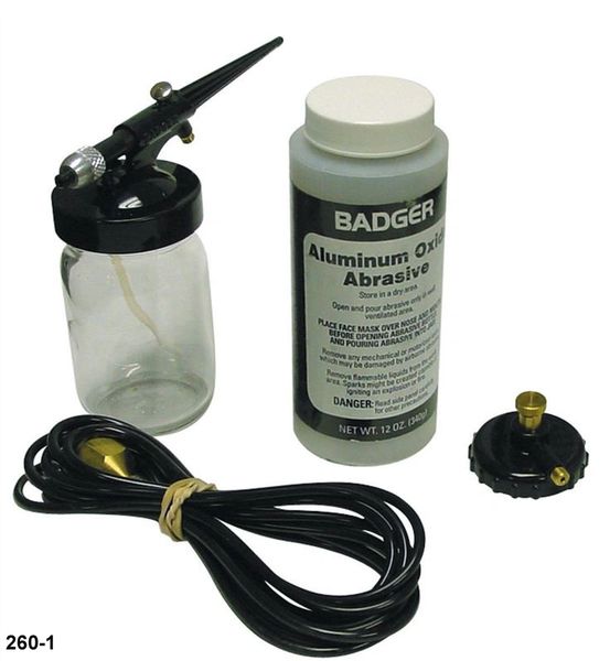 Badger Model 260-1 Mini Sandblaster Abrasive Gun Kit — Midwest